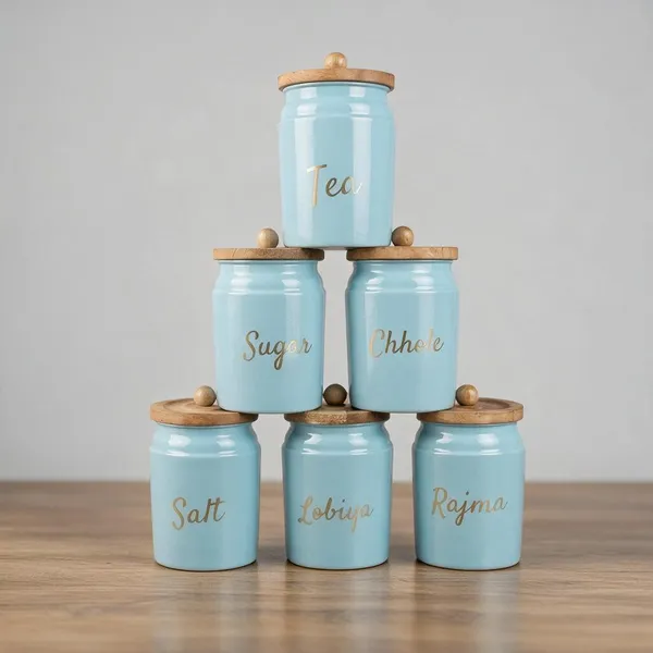 Aan_Decor_Metal_Kitchen_Storage_Canister_With_Airtight_Wooden_Lids_Pack_Of_6