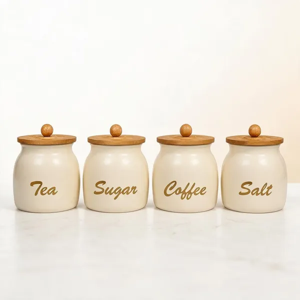 Aan_Decor_Metal_Storage_Jar_With_Airtight_Wooden_Lids_Pack_Of_4