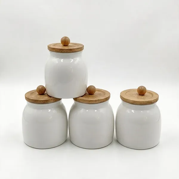 Aan_Decor_Metal_Storage_Jar_With_Wooden_Lid_&_Wood_X_For_Coffee_For_Tea_For_Sugar_Kitchen_Storage_Pack_Of_4