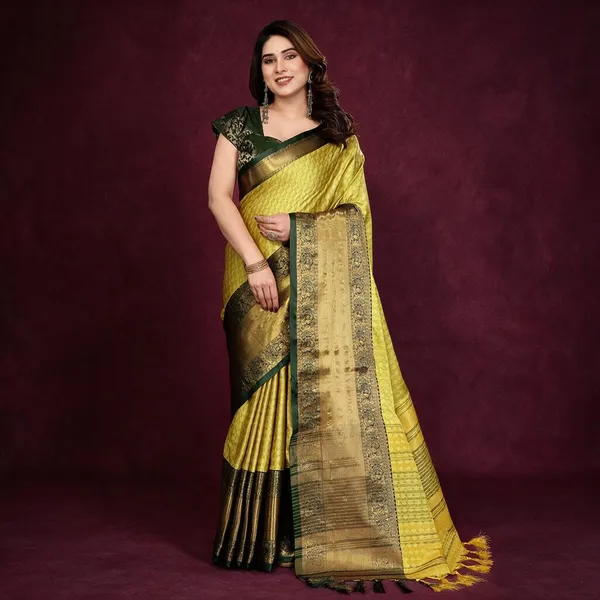 Yellow_Silk_Cotton_Saree_For_Women