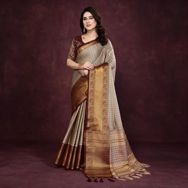 Beige_Silk_Cotton_Saree_For_Women