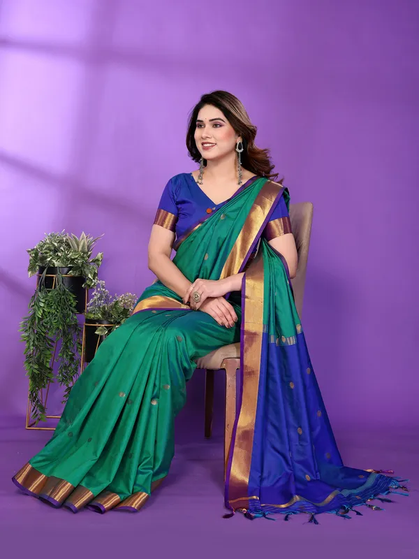 Multicolor_Silk_Cotton_Saree_For_Women