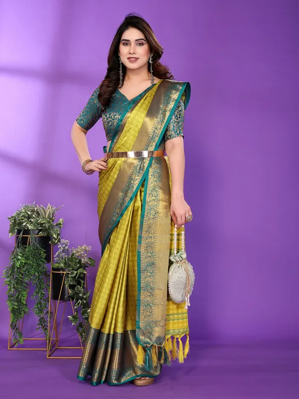 Mustard_Silk_Cotton_Saree_For_Women