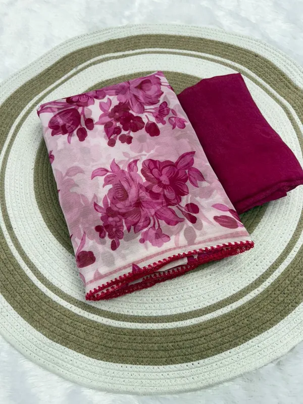 Pink_Pure_Chiffon_Saree_For_Women