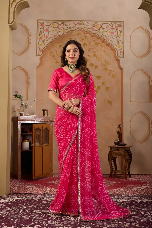 Pink_Pure_Georgette_Saree_For_Women