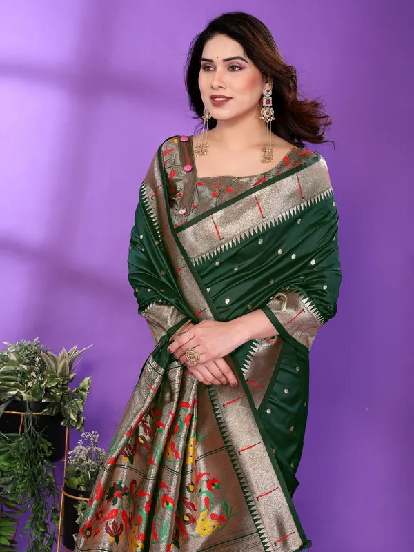 Green_Silk_Cotton_Saree_For_Women