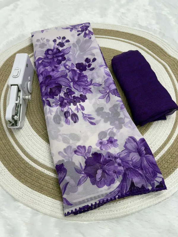 Purple_Pure_Chiffon_Saree_For_Women