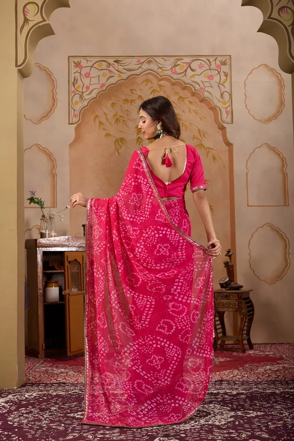 Pink_Pure_Georgette_Saree_For_Women