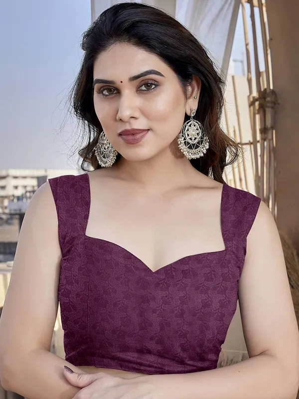 Purple_Pure_Georgette_Saree_For_Women