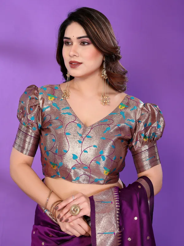 Purple_Silk_Cotton_Saree_For_Women