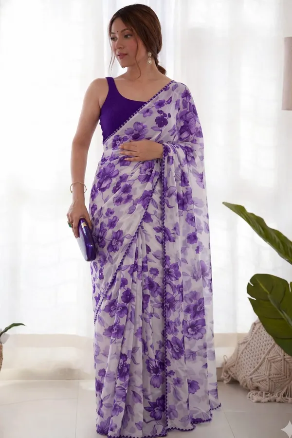 Purple_Pure_Chiffon_Saree_For_Women