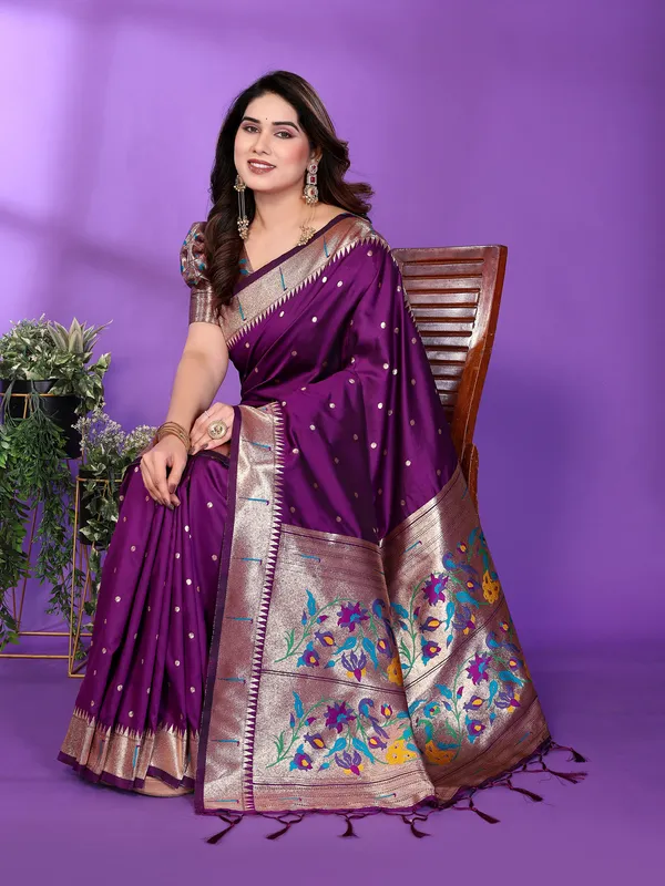 Purple_Silk_Cotton_Saree_For_Women