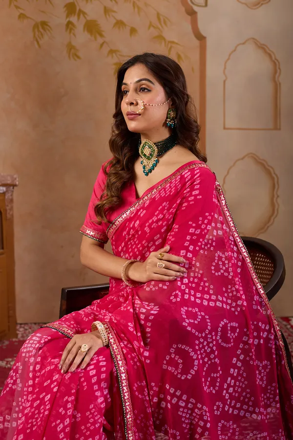 Pink_Pure_Georgette_Saree_For_Women