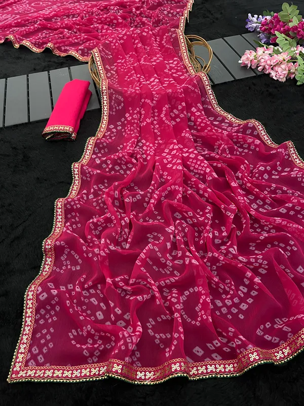 Pink_Pure_Georgette_Saree_For_Women