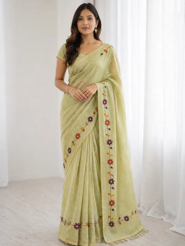 Green_Silk_Cotton_Saree_For_Women