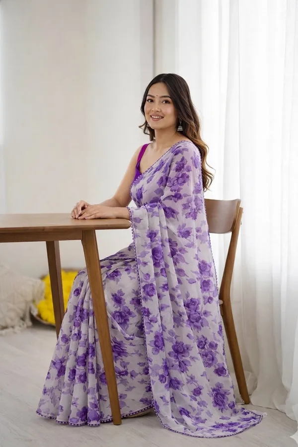Purple_Pure_Chiffon_Saree_For_Women