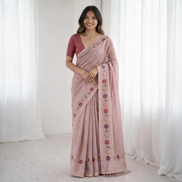 Pink_Silk_Cotton_Saree_For_Women