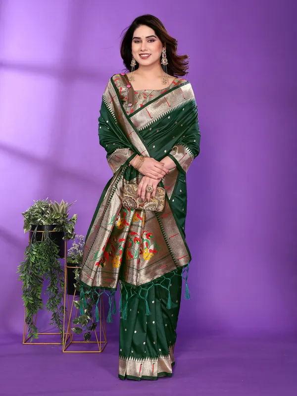 Green_Silk_Cotton_Saree_For_Women