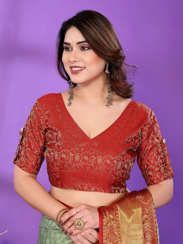Green_Silk_Cotton_Saree_For_Women