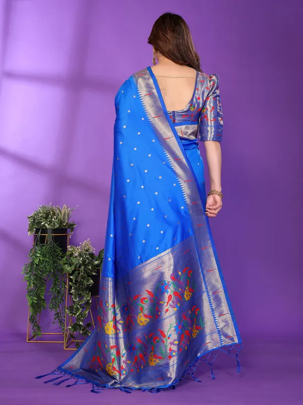 Blue_Silk_Cotton_Saree_For_Women