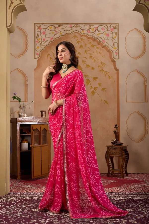 Pink_Pure_Georgette_Saree_For_Women