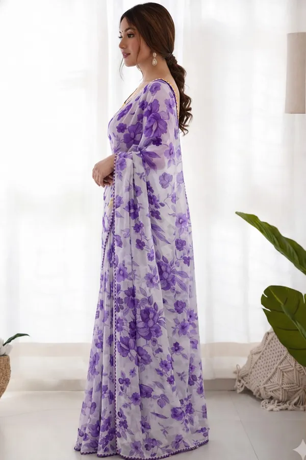 Purple_Pure_Chiffon_Saree_For_Women