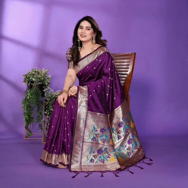 Purple_Silk_Cotton_Saree_For_Women
