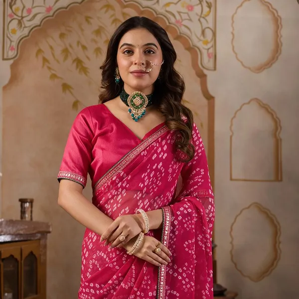Pink_Pure_Georgette_Saree_For_Women