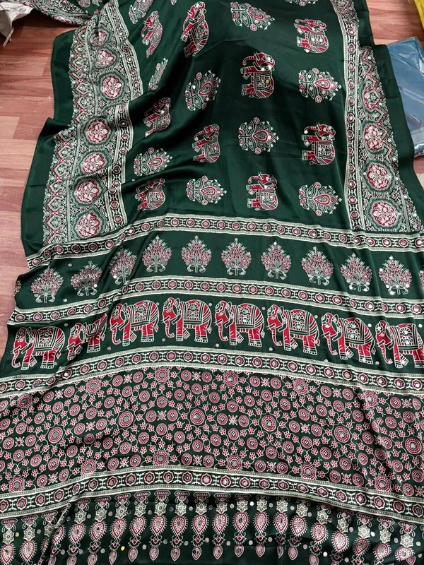 Multicolor_Satin_Saree_For_Women