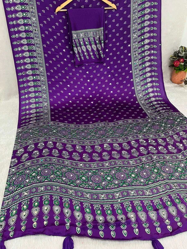 Multicolor_Satin_Saree_For_Women