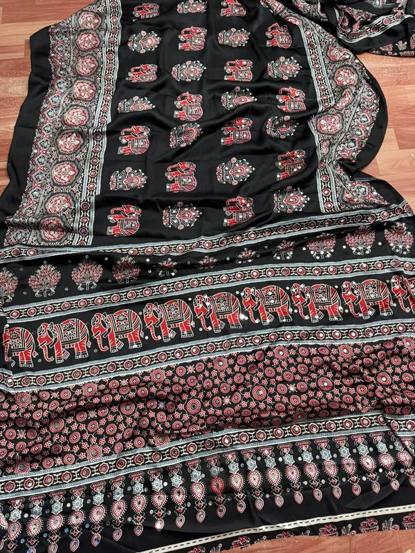 Multicolor_Satin_Saree_For_Women