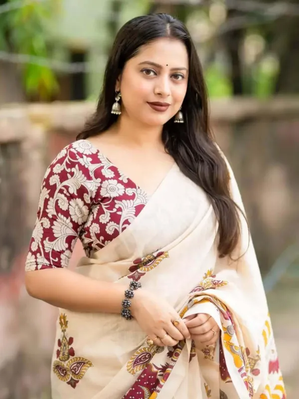 Beige_Cotton_Linen_Saree_For_Women