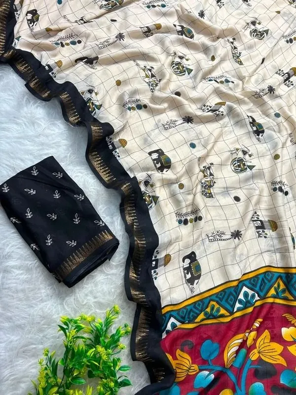 Black_Georgette_Saree_For_Women
