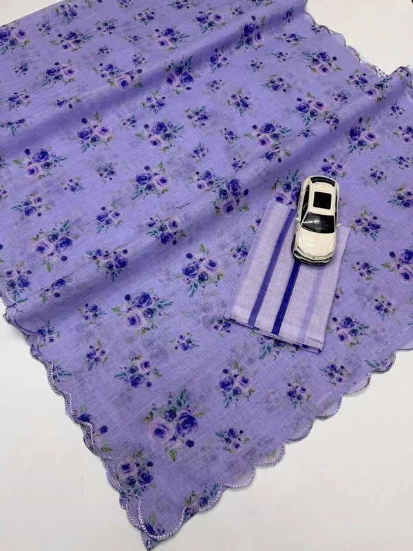 Purple_Cotton_Linen_Saree_For_Women
