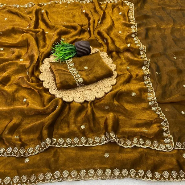 Mustard_Pure_Silk_Saree_For_Women
