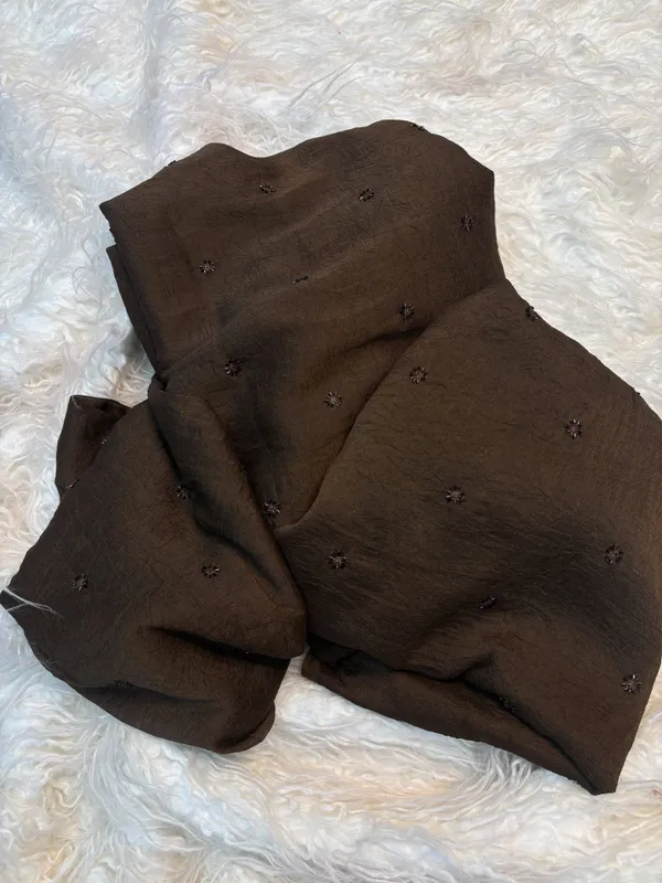 Brown_Cotton_Silk_Saree_For_Women