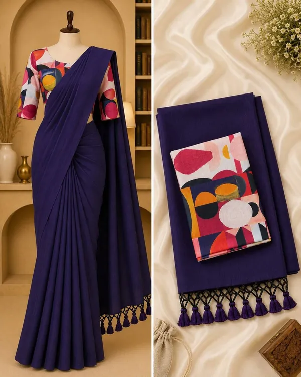 Purple_Khadi_Saree_For_Women