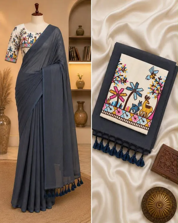 Grey_Khadi_Saree_For_Women