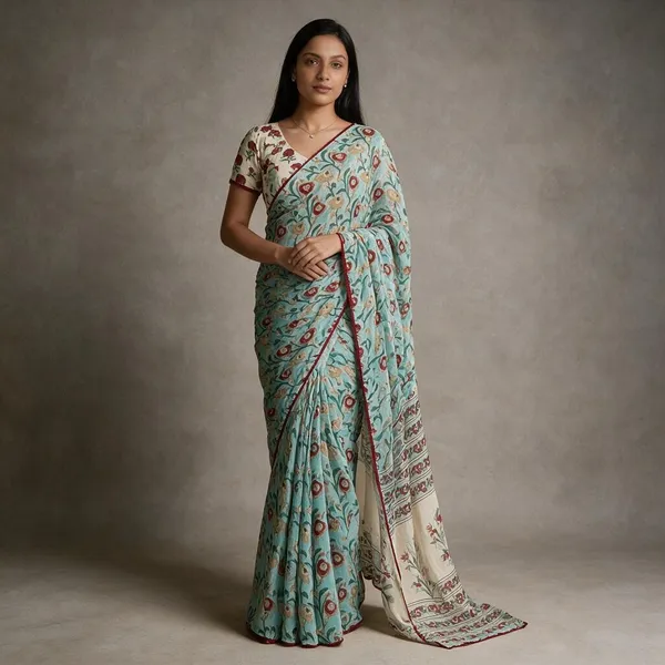 Light_Blue_Georgette_Saree_For_Women
