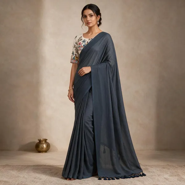 Grey_Khadi_Saree_For_Women