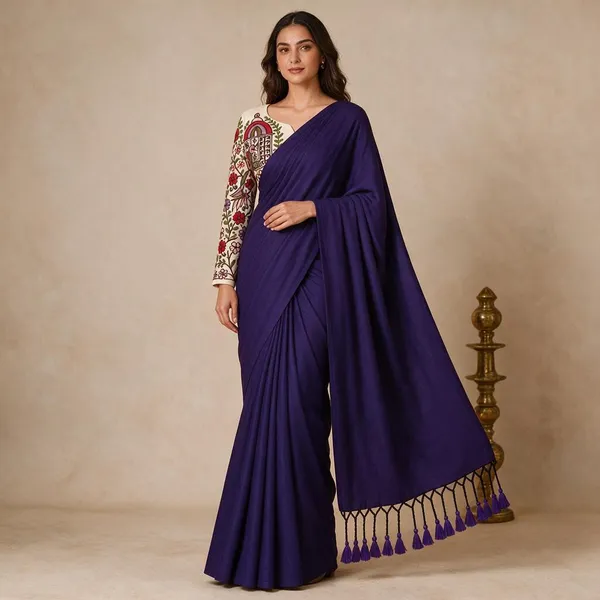Purple_Khadi_Saree_For_Women