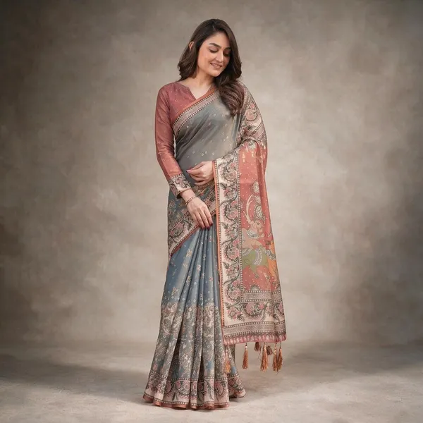 Grey_Linen_Saree_For_Women