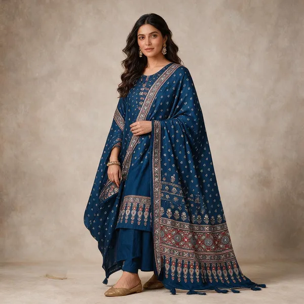 Multicolor_Satin_Saree_For_Women