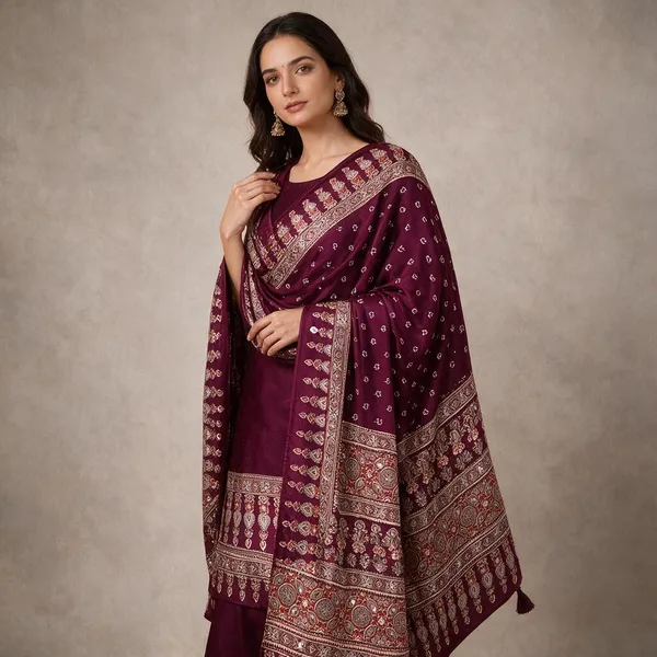 Multicolor_Satin_Saree_For_Women