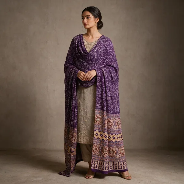Multicolor_Satin_Saree_For_Women