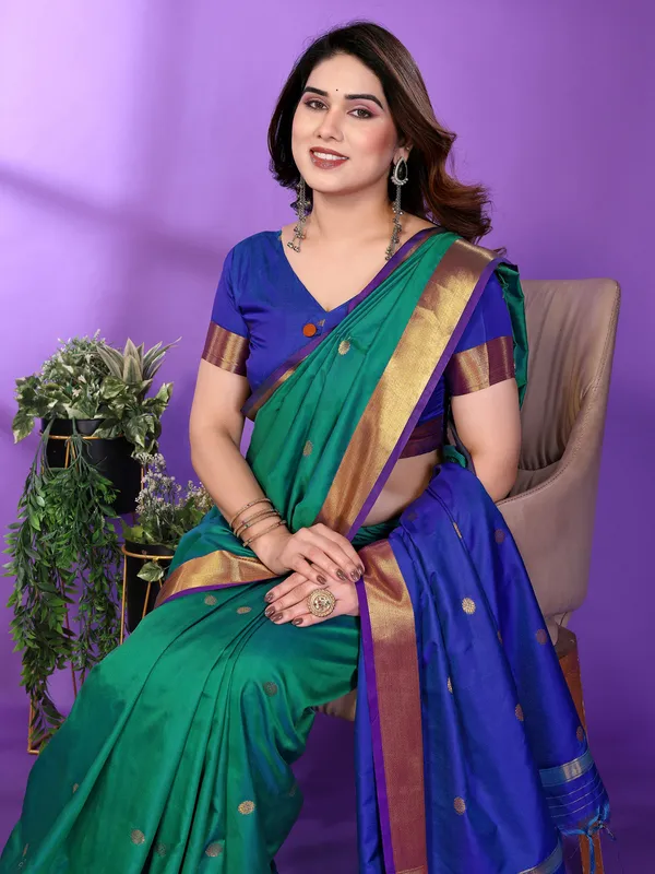 Multicolor_Silk_Cotton_Saree_For_Women