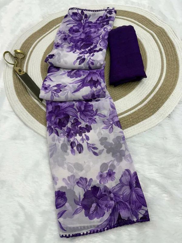 Purple_Pure_Chiffon_Saree_For_Women