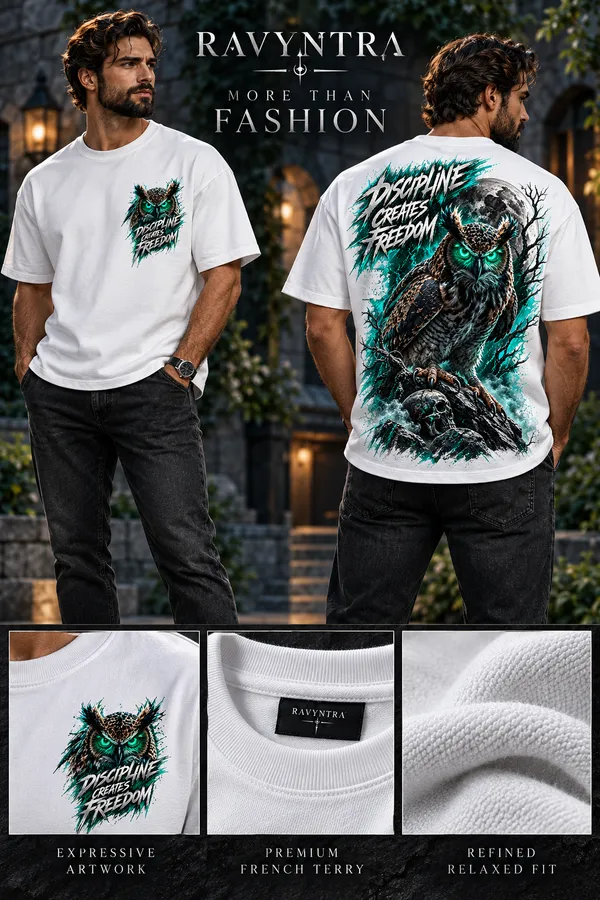 White_Graphic_Regular_Fit_T-Shirt_For_Men