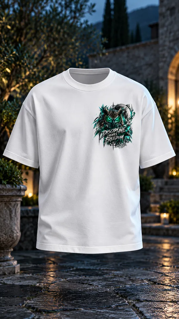 White_Graphic_Regular_Fit_T-Shirt_For_Men