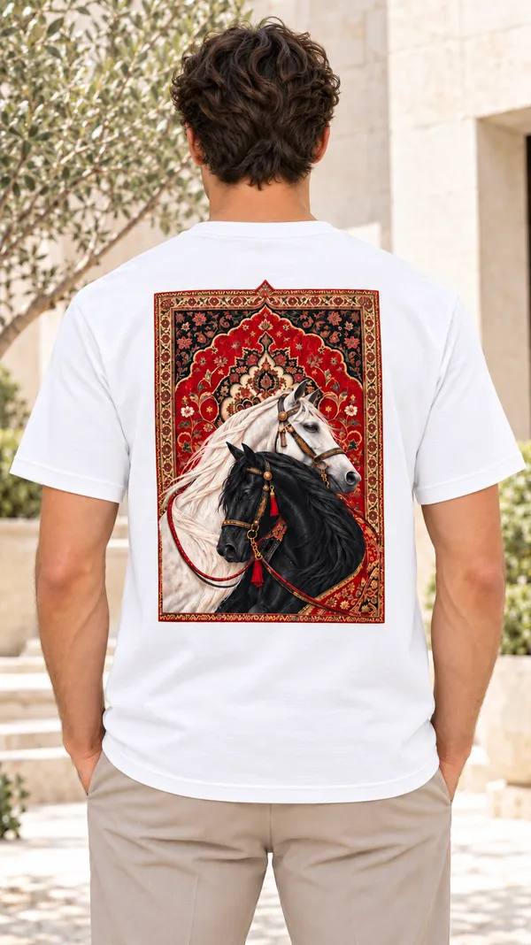 White_French_Terry_Relaxed_Fit_T-Shirt_For_Men